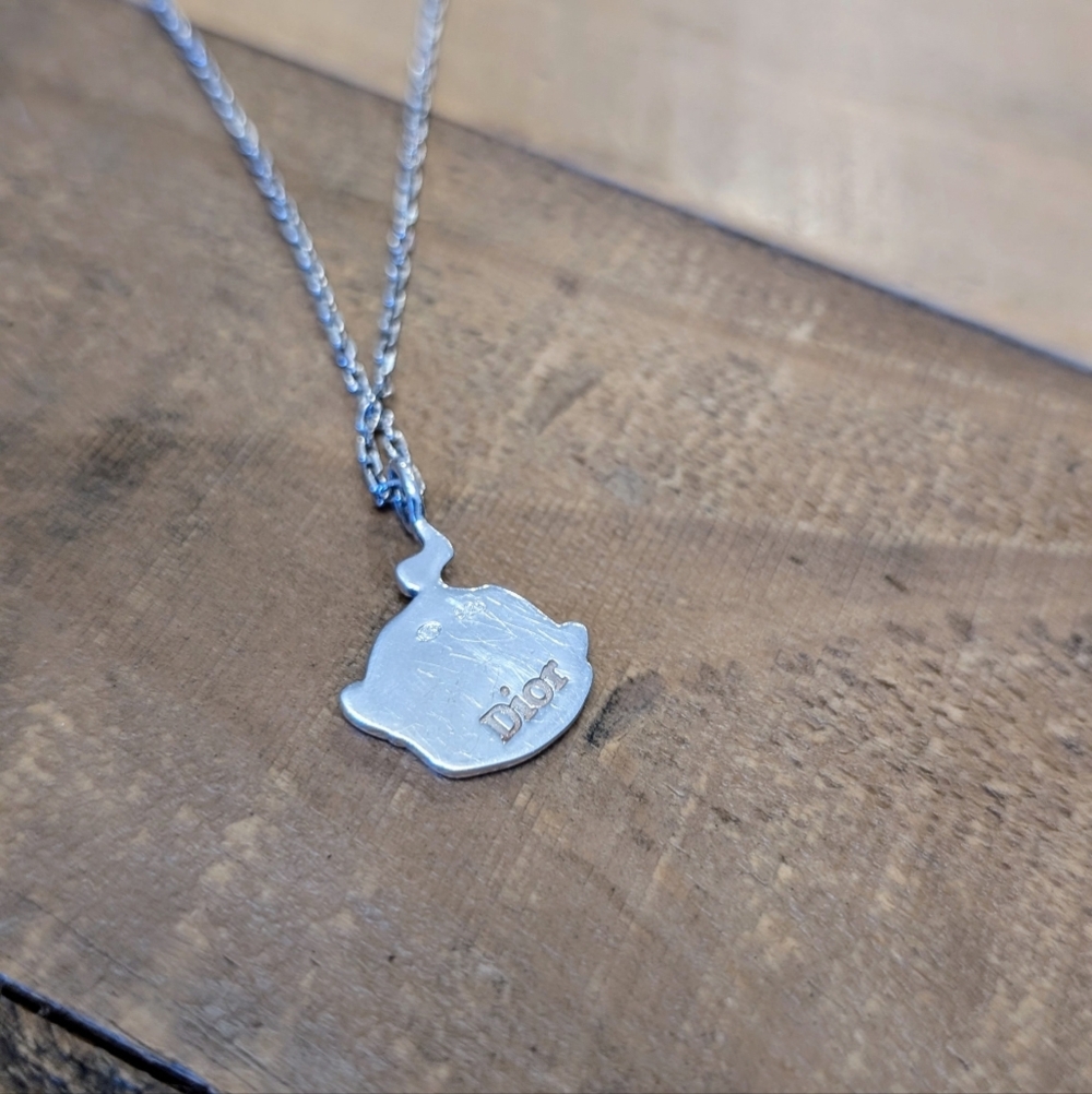 Dior Cry Baby Necklace Sterling Silver 925 Galliano Era Y2K Vintage Collectible - Picture 4 of 8
